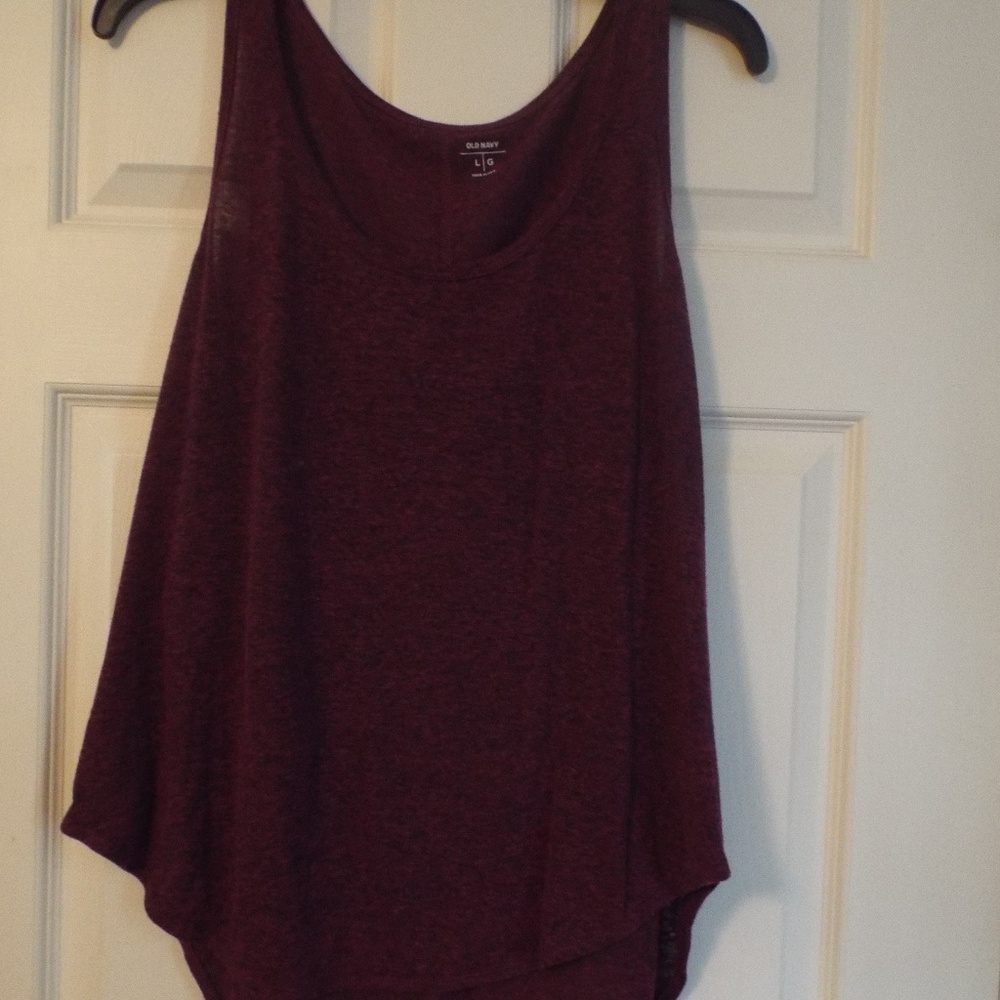 Maroon Boyfriend Tank
